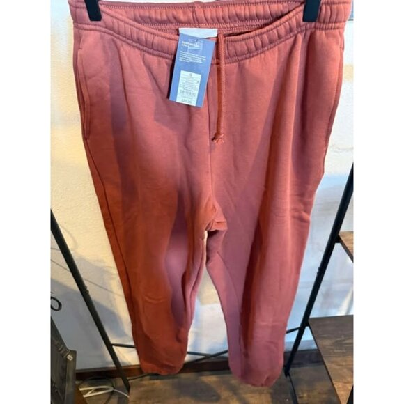 Womens Leisure Studio Mid-Rise Essential Joggers - Universal Thread Rust S - Picture 1 of 3